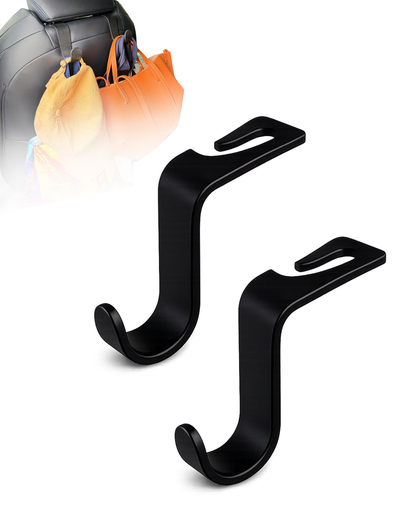 Travel Depot Car Headrest Hooks, Heavy Duty Seat Hanger for Bags