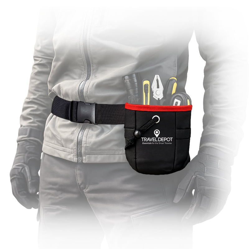 Travel Depot Tool Pouch with Belt Attachment – Heavy Duty Utility Holder