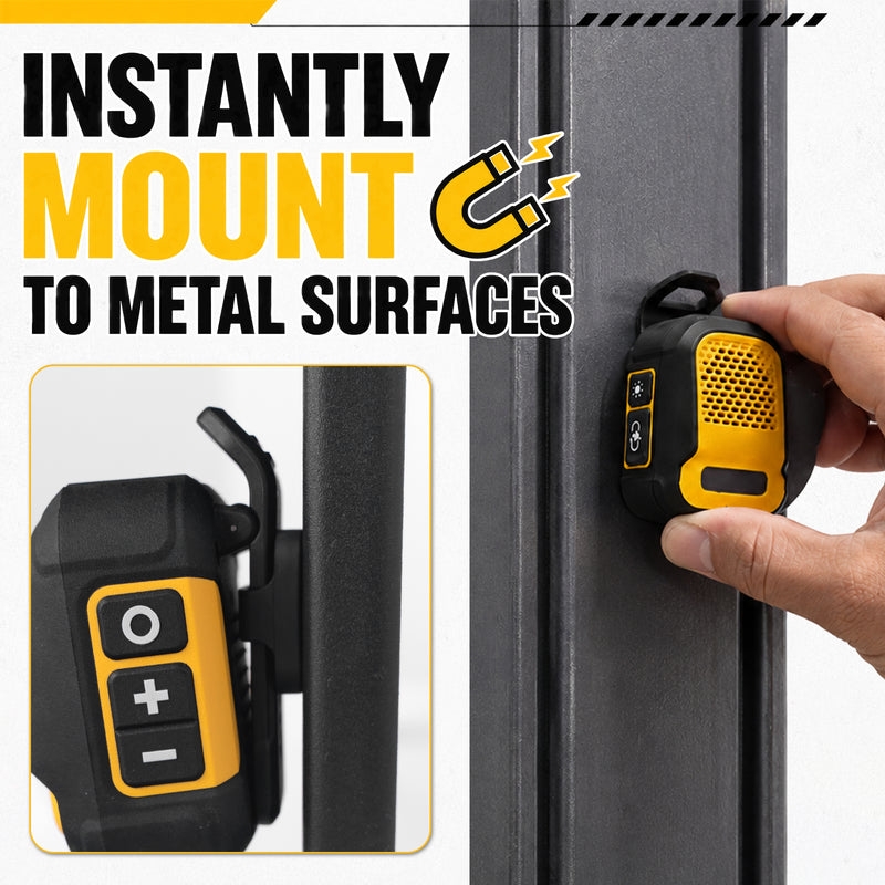 Cyberguys Magnetic Clip Sleeve for DEWALT Wearable Speaker, Universal Mount