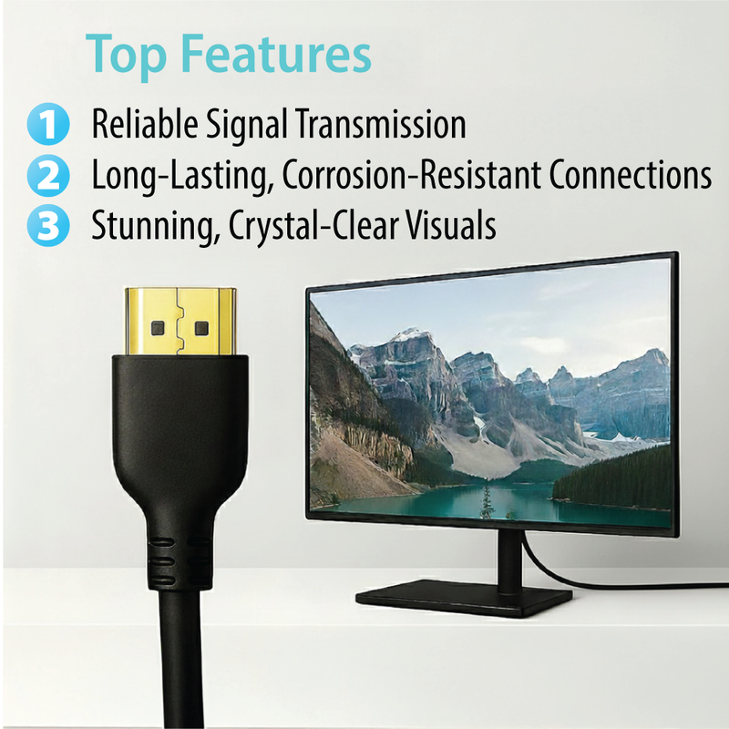 Cyberguys 8K HDMI 2.1 Cable 10ft, 48Gbps Ultra High Speed with Dolby Atmos
