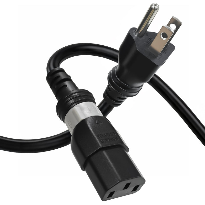 NEMA 5-15P to S-Lock C13 Power Cord – 18AWG Secure Locking Power Cable