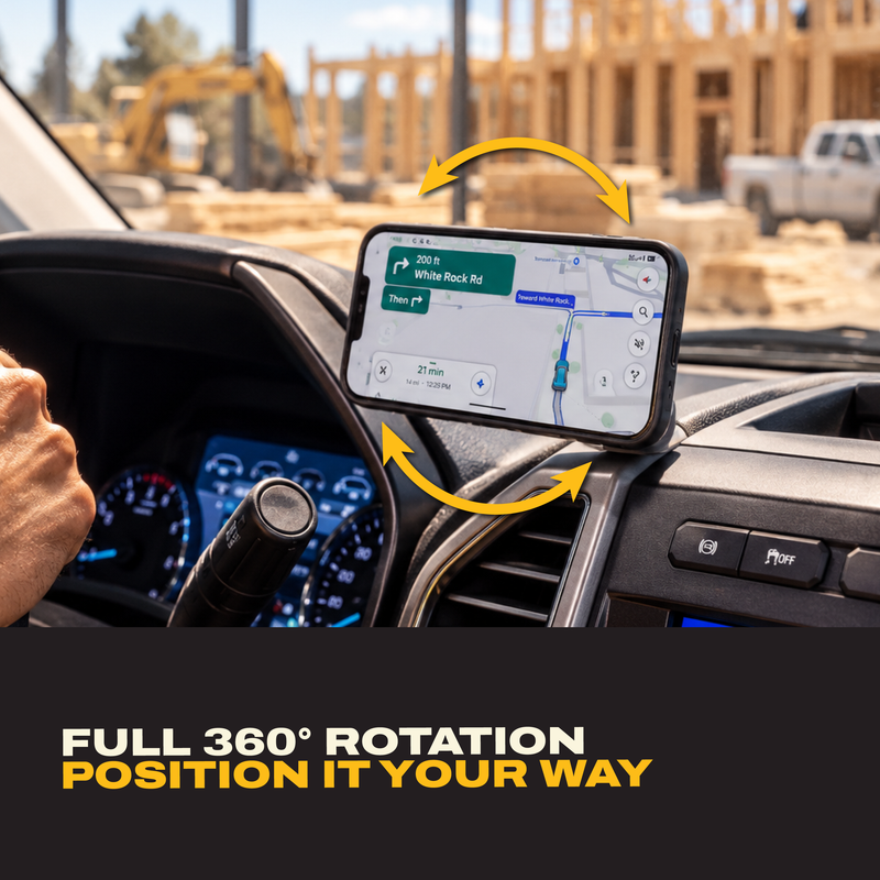 DEWALT Magnetic Car Phone Mount Kit, MagSafe Vent and Dashboard 2-in-1