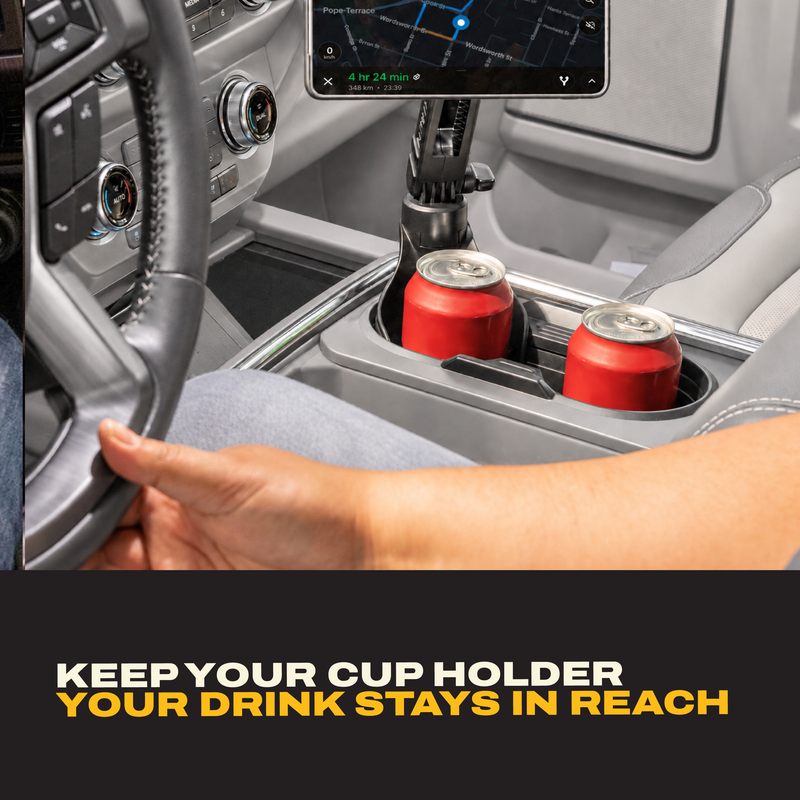 DEWALT Magnetic Wireless Charging Cup Holder Phone Mount, MagSafe Compatible