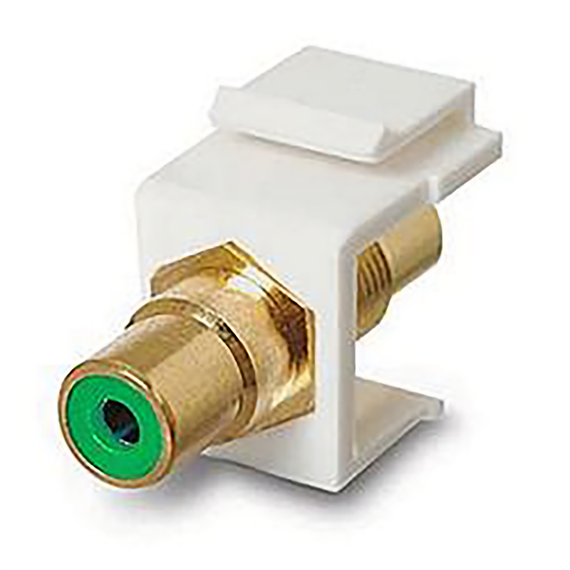 RCA COUPLER KEYSTONE INSERT