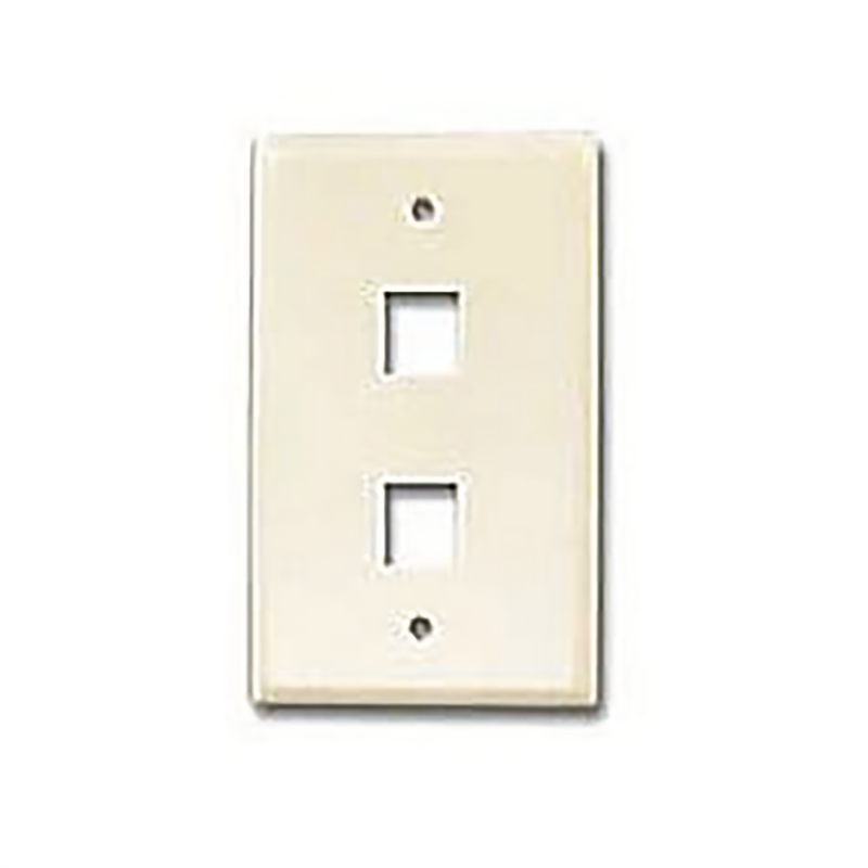 CAT5 FACE PLATE, BEIGE