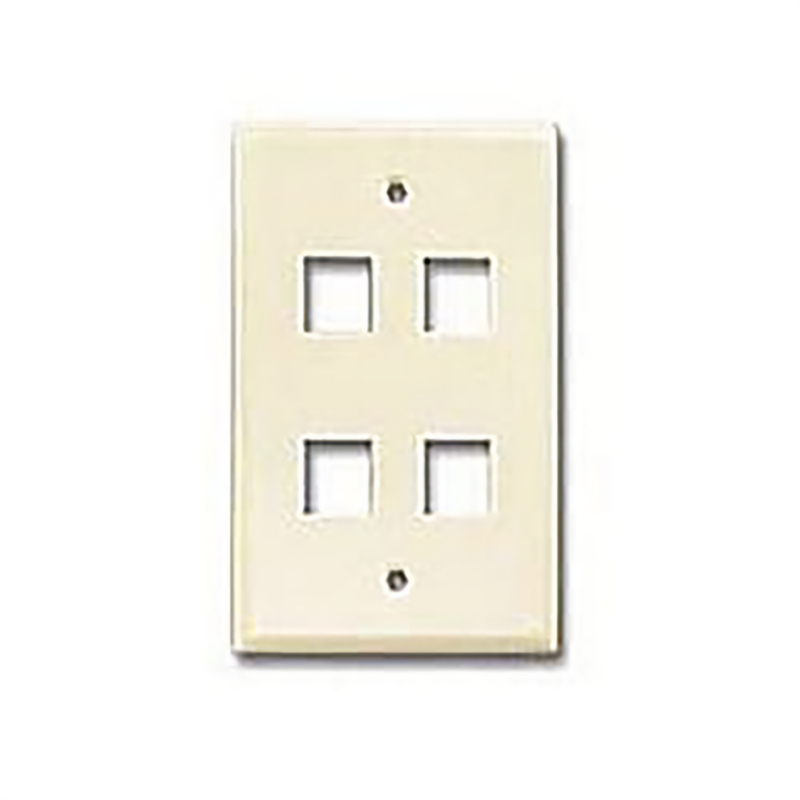 CAT5 FACE PLATE, BEIGE