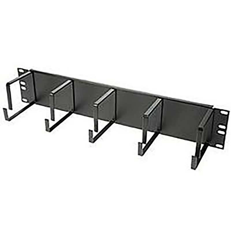 2U CABLE MANAGEMENT RACK, 19IN