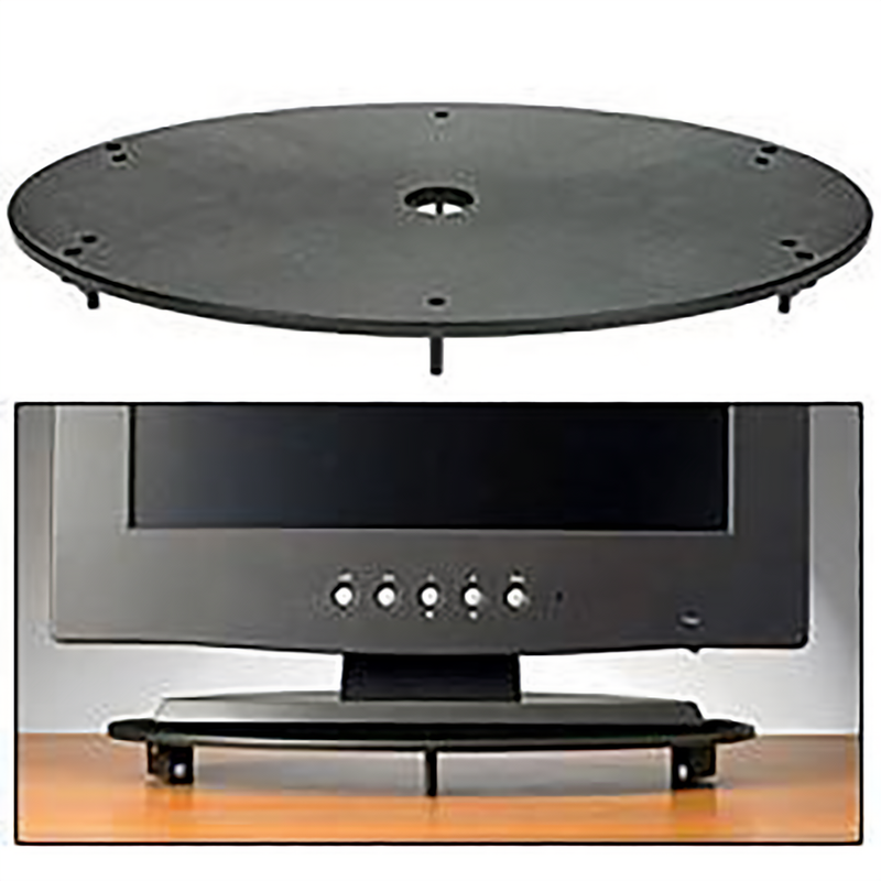 Vuryte FP Monitor Riser – Single Black Adjustable Monitor Stand for Desks