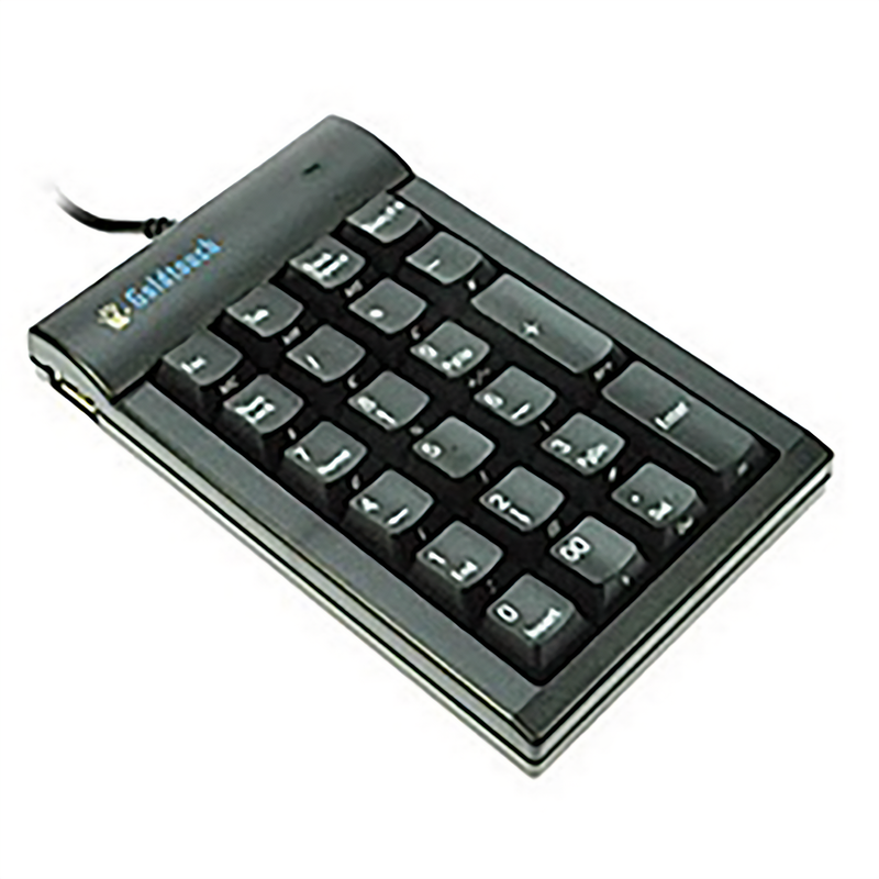 GOLDTOUCH USB TENKEY PAD FOR WINDOWS, BLACK
