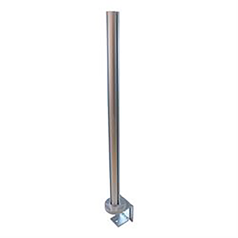 ALUMINUM SPACE-SAVING FOUR-GROOVE, DESK CLAMP POST