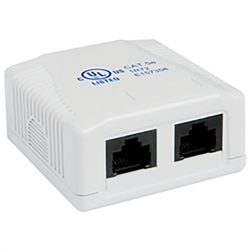 EXTERNAL RJ45 CAT 5E WALL JACK