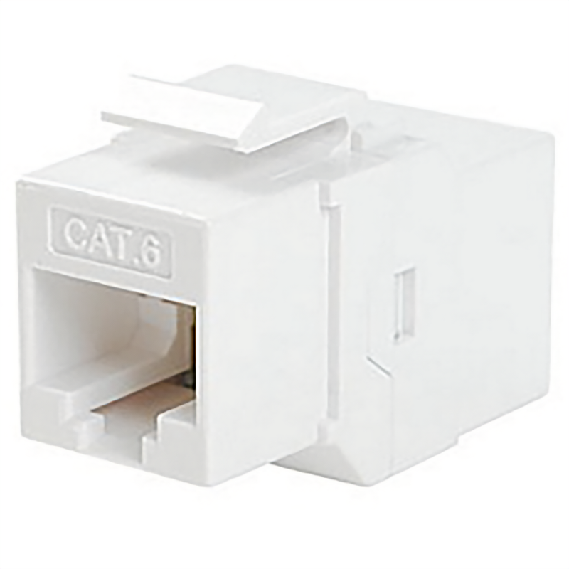 CAT6 INLINE FACEPLATE COUPLER