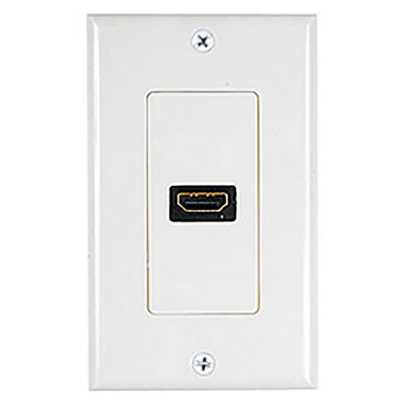 HDMI WALL PLATE, OFF-WHITE