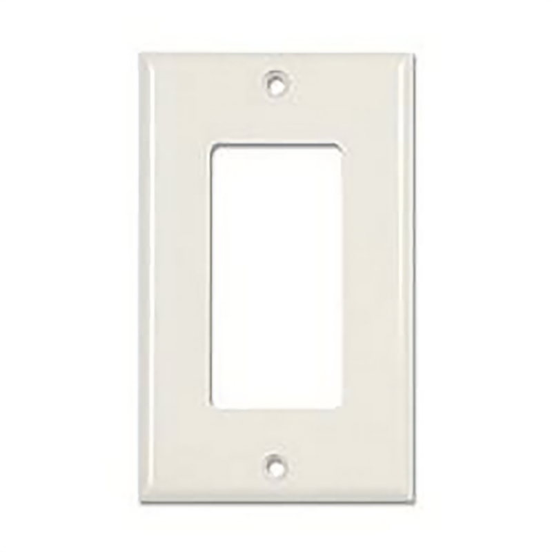 DECORA FACEPLATE, SINGLE HOLE, WHITE