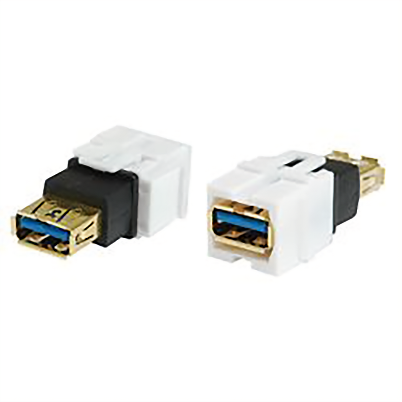 USB 3.0 AF-AF KEYSTONE JACK, SINGLE