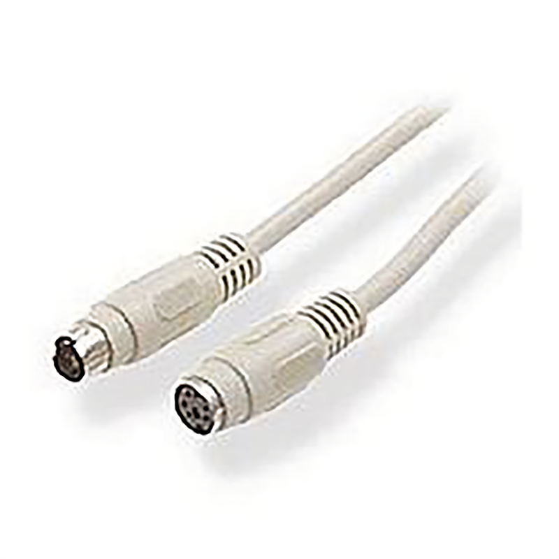 PS/2 Extension Cable – 6-Pin Mini DIN Female to Male, Keyboard/Mouse Extension