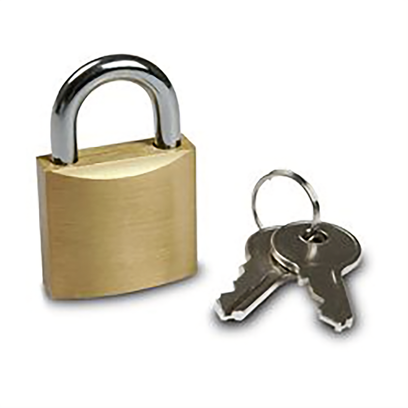 Master Lock Brass Padlock – Keyed Security Lock for Cabinets, Lockers & Storage