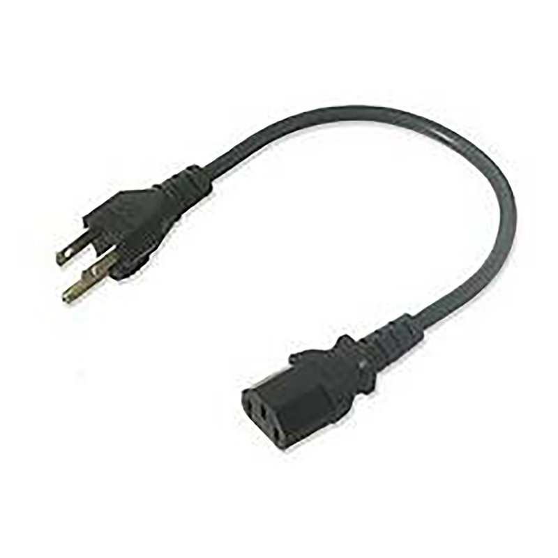 Computer & Monitor Power Cable – 3 Prong AC Power Cord for PC, Monitor, or TV
