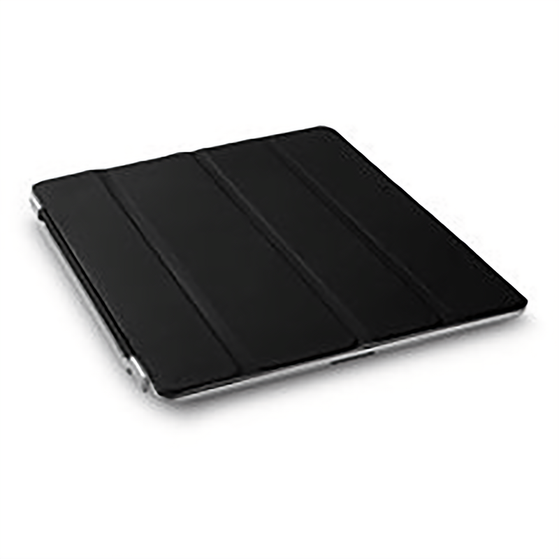 SMART COVER W/WAKE SLEEP, NEWIPAD,IPAD2,LEATHER,BK
