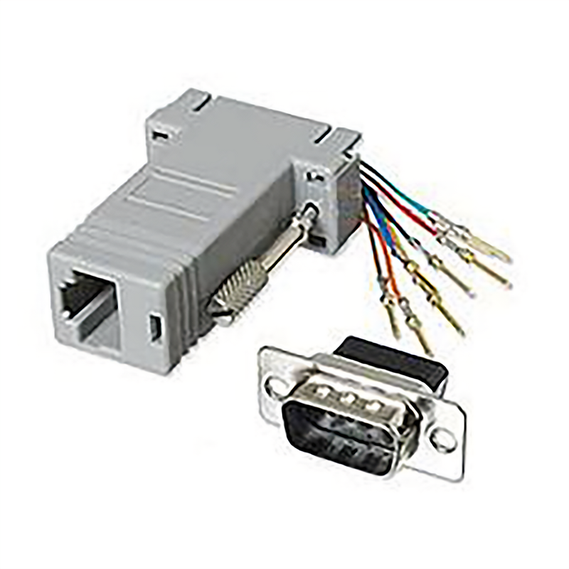 Modular Adapter DB9 Male to RJ45 – Serial Console Cable Adapter