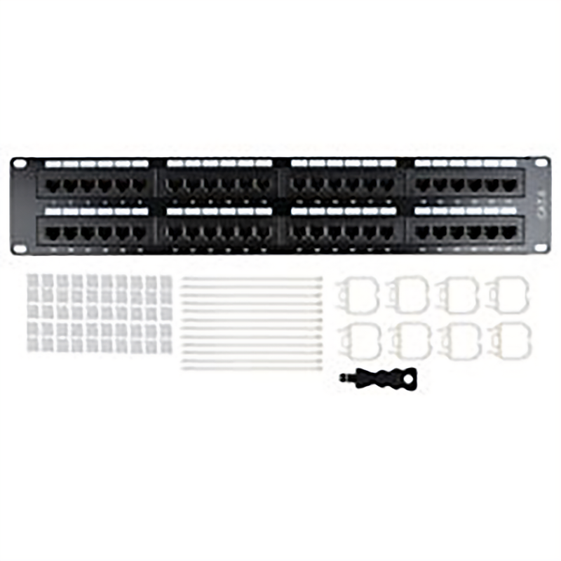48-PORT PATCH PANEL CAT6