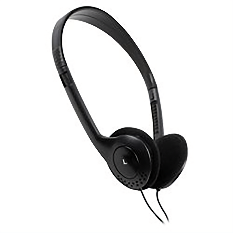 ECONOMICAL ADJUSTABLE HEADPHONES, 4FT CORD